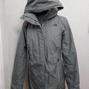 The North Face Gray Hooded Jacket